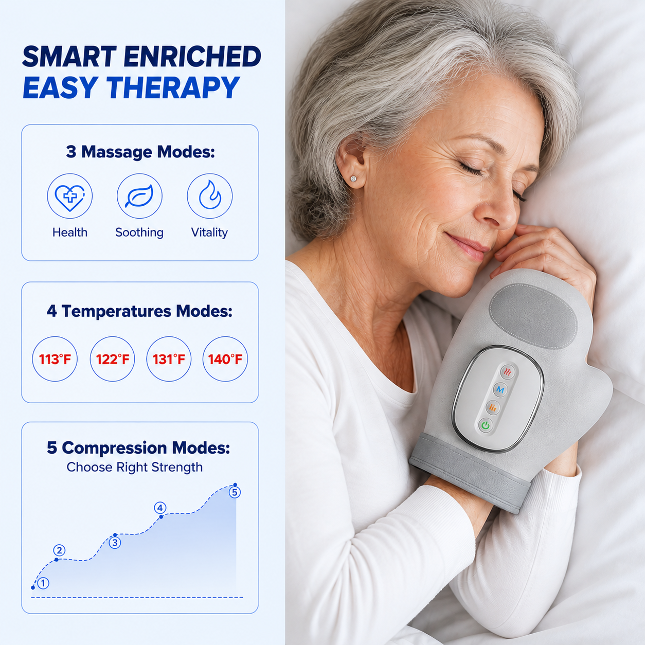 CLARIVEN™ HAND MASSAGER FOR ARTHRITIS & CARPAL TUNNEL