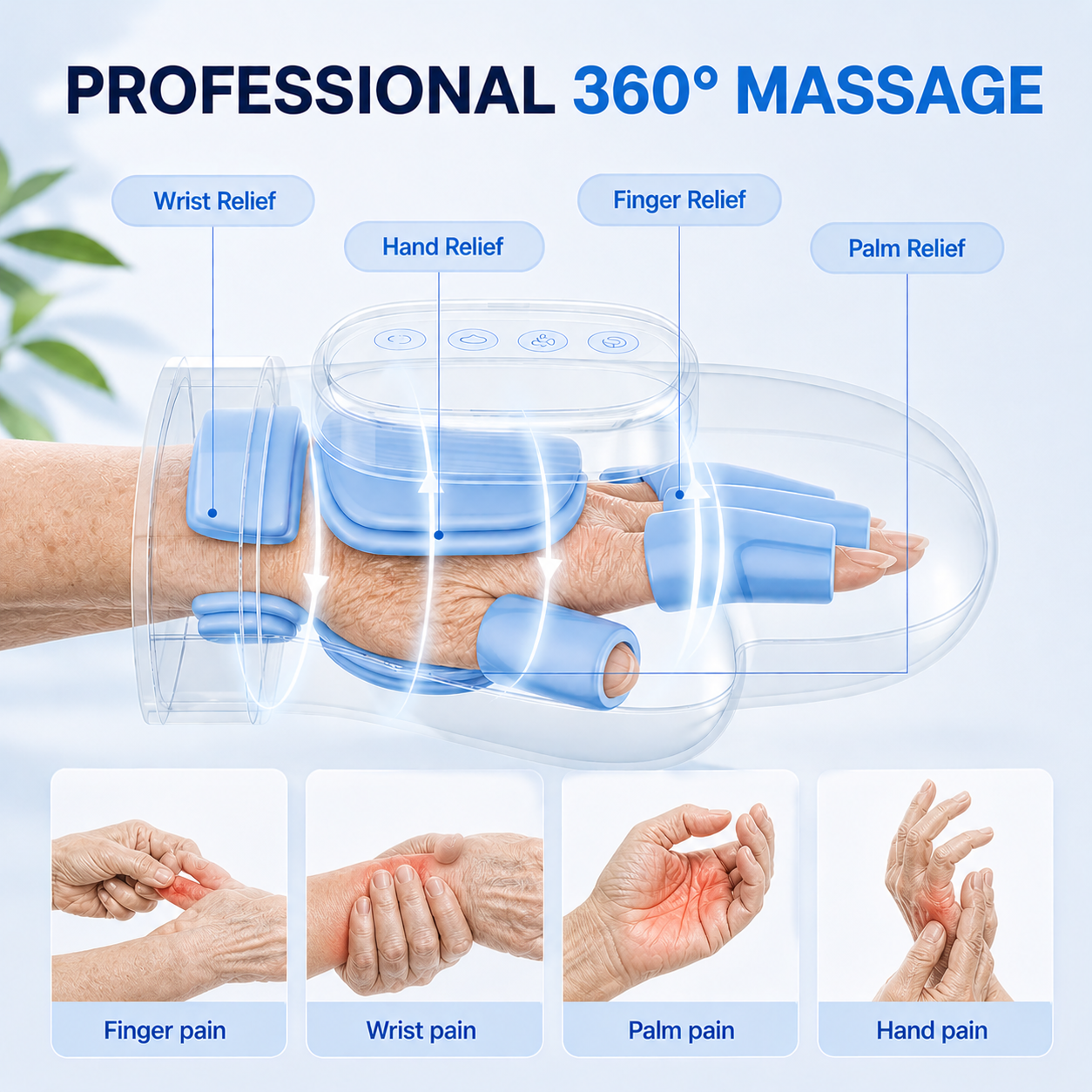 CLARIVEN™ HAND MASSAGER FOR ARTHRITIS & CARPAL TUNNEL