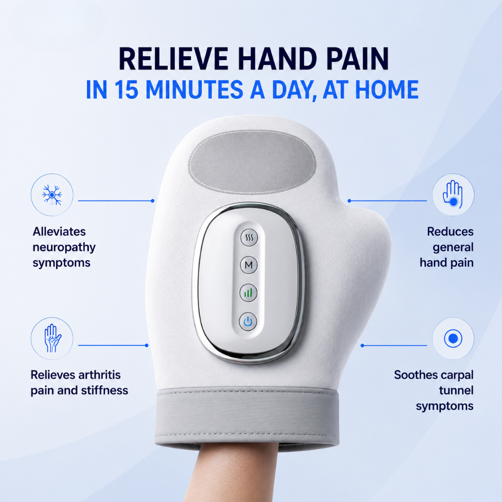 CLARIVEN™ HAND MASSAGER FOR ARTHRITIS & CARPAL TUNNEL