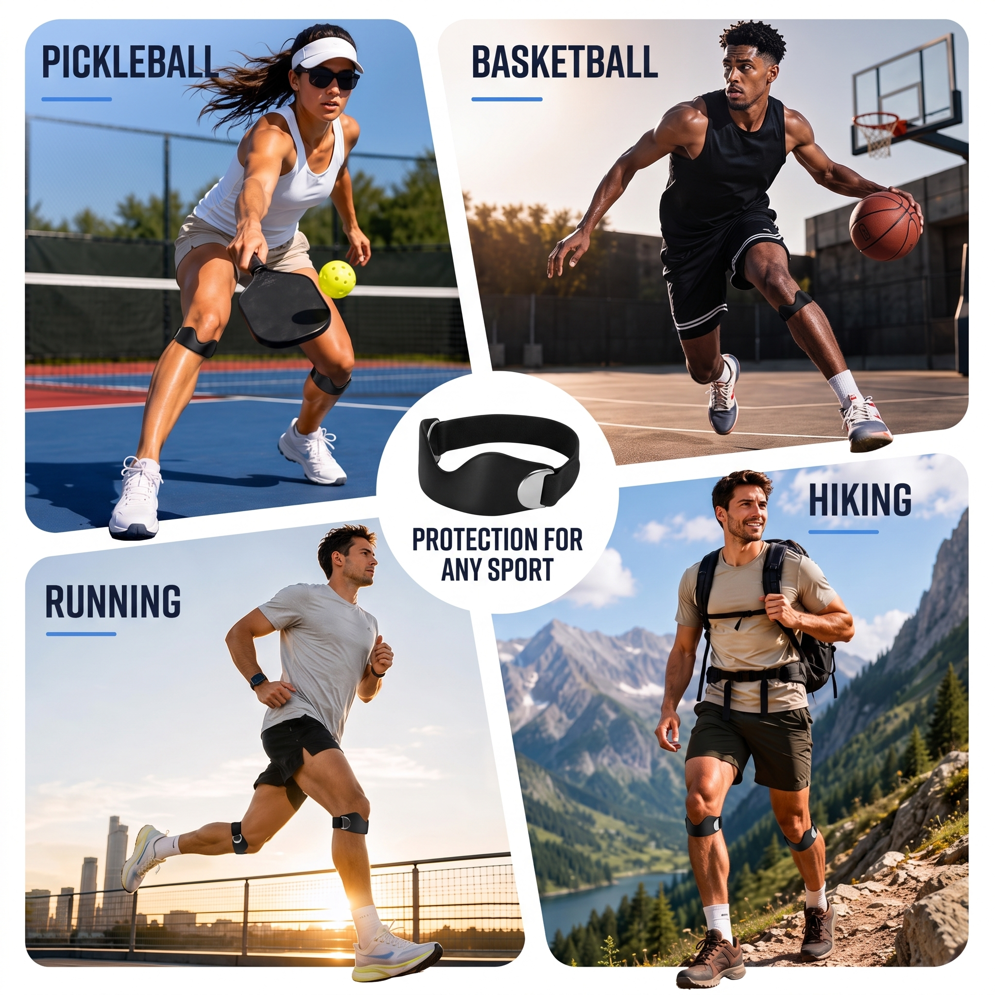 AMLIST06 Clariven knee strap - protection for any sport
