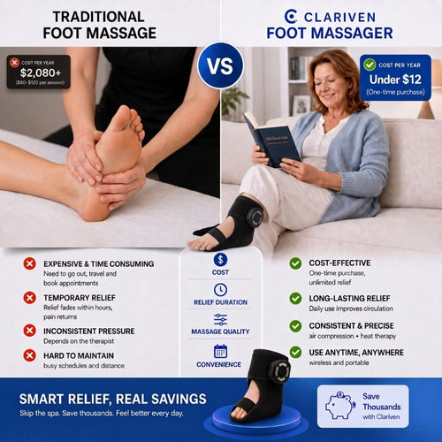 CLARIVEN™ FOOT MASSAGER DEPUFF