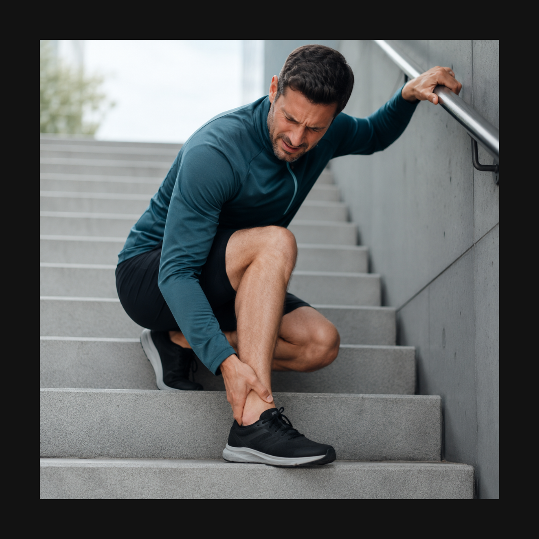 Ankle discomfort on stairs